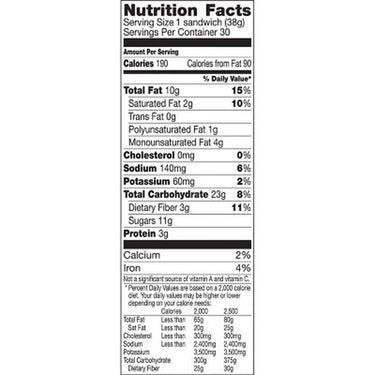 Nature Valley Biscuit Sandwich with Almond Butter, 30 Ct.